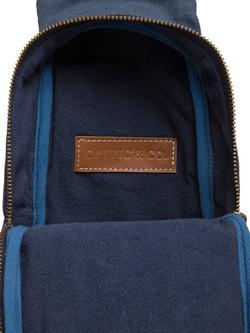 Celtic & Co. Canvas Sling Bag, Navy - view 2, Navy