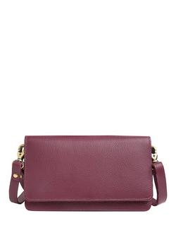 Celtic & Co. Crossbody Leather Phone Bag, Oxblood, Oxblood
