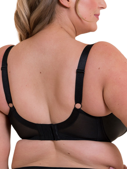 Curvy Kate Enchant Non Padded Floral Lace Balcony Bra - view 2, Black