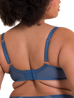Curvy Kate Suspense Adjustable Wired Plunge Bra - view 2, French Blue