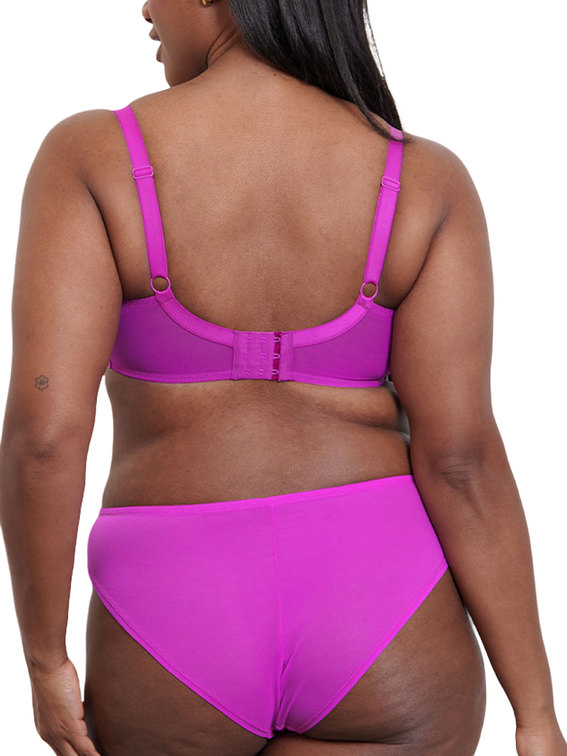 Product image 5 of 6, which shows Curvy Kate Stardust Brazilian Knickers, Vivid Violet, S