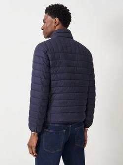 Crew Clothing Lowther Puffer Jacket, Navy Blue - view 2, Navy Blue