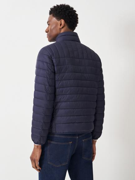 Crew Clothing Lowther Puffer Jacket, Navy Blue - view 2, Navy Blue