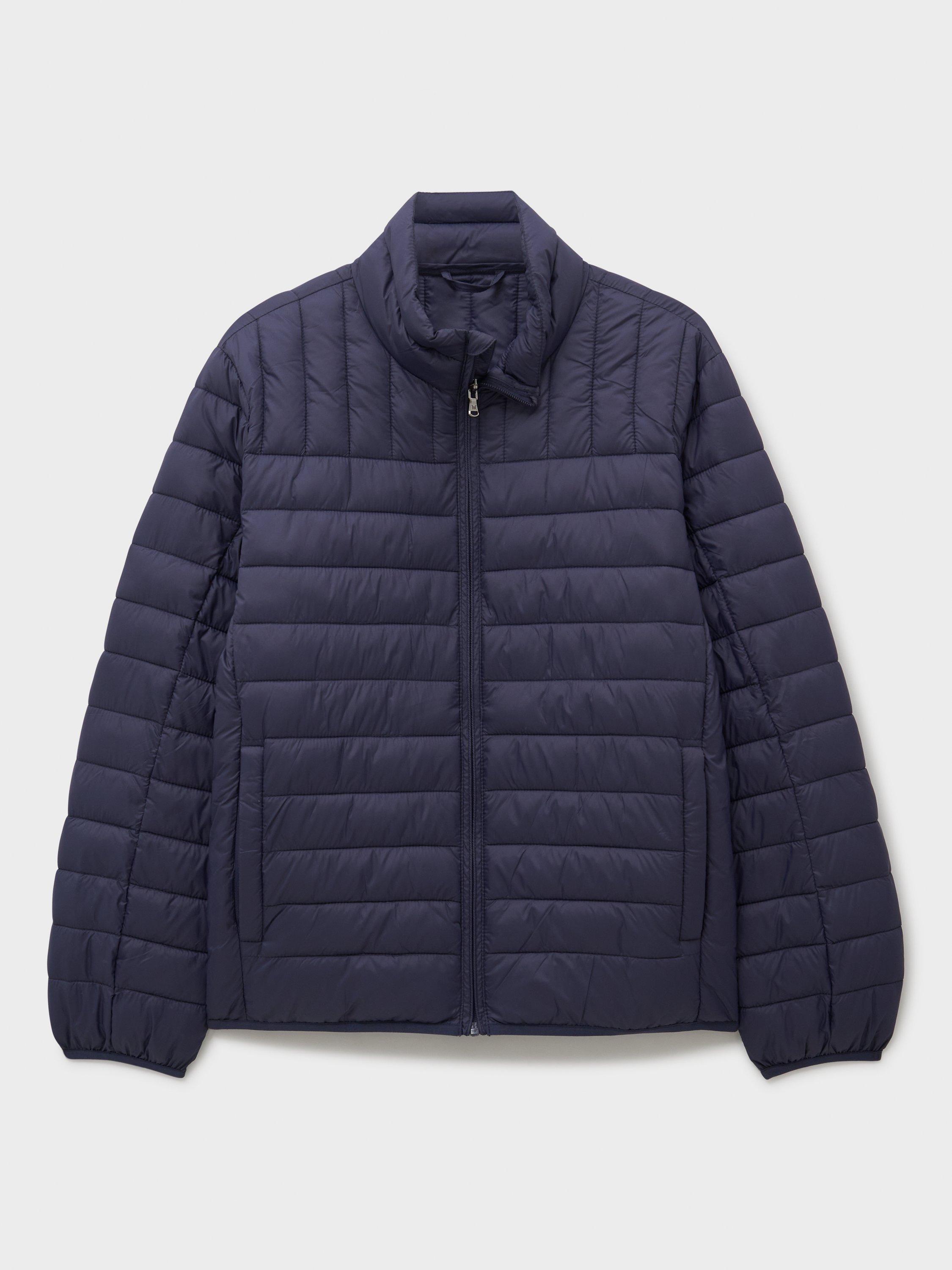 Product image 5 of 5, which shows Crew Clothing Lowther Puffer Jacket, Navy Blue, L