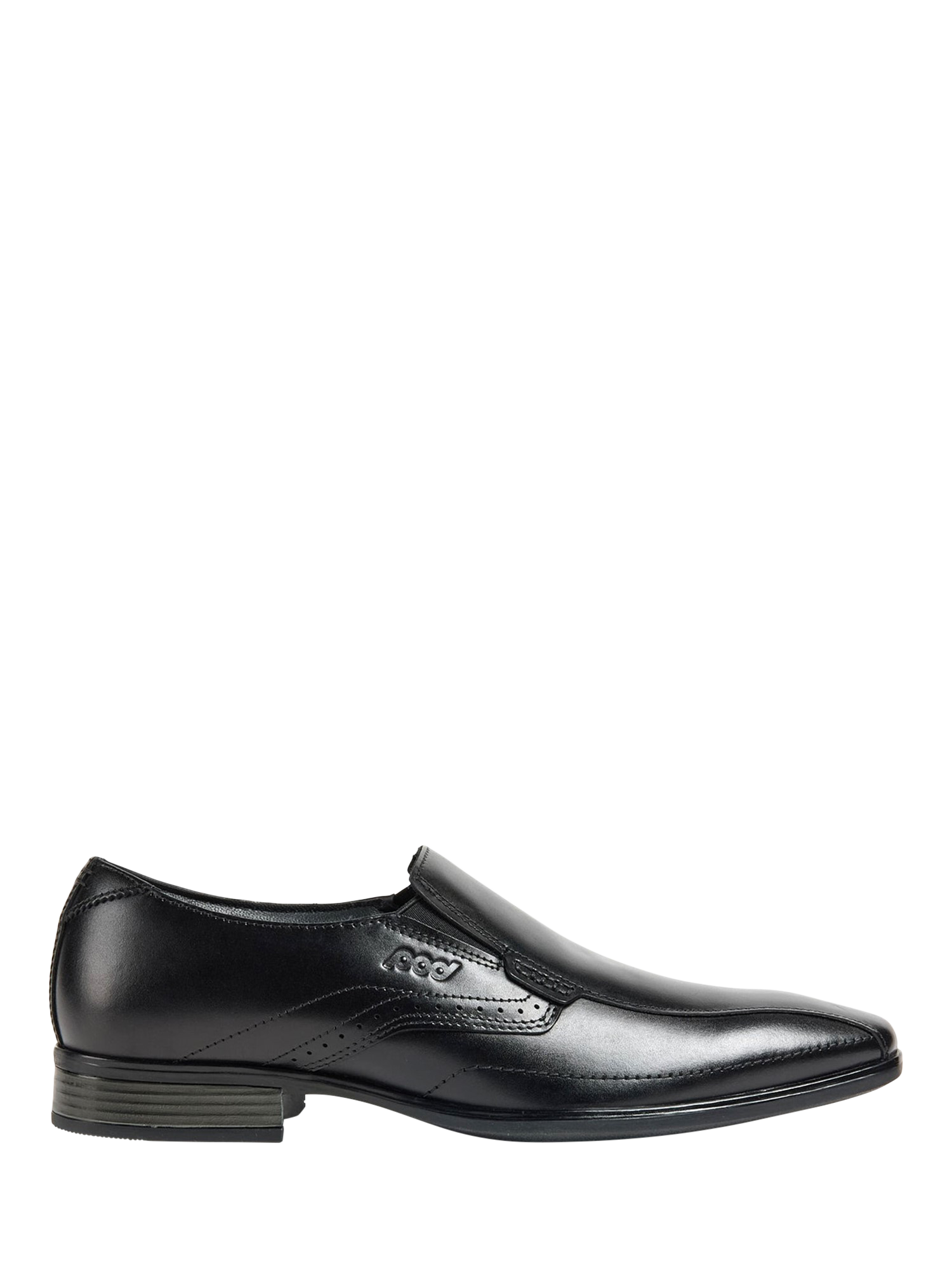Product image 1 of 3, which shows Pod Earl Leather Slip On Shoes, Black, 6