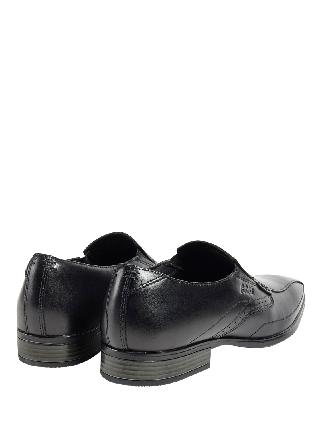 Product image 3 of 3, which shows Pod Earl Leather Slip On Shoes, Black, 6