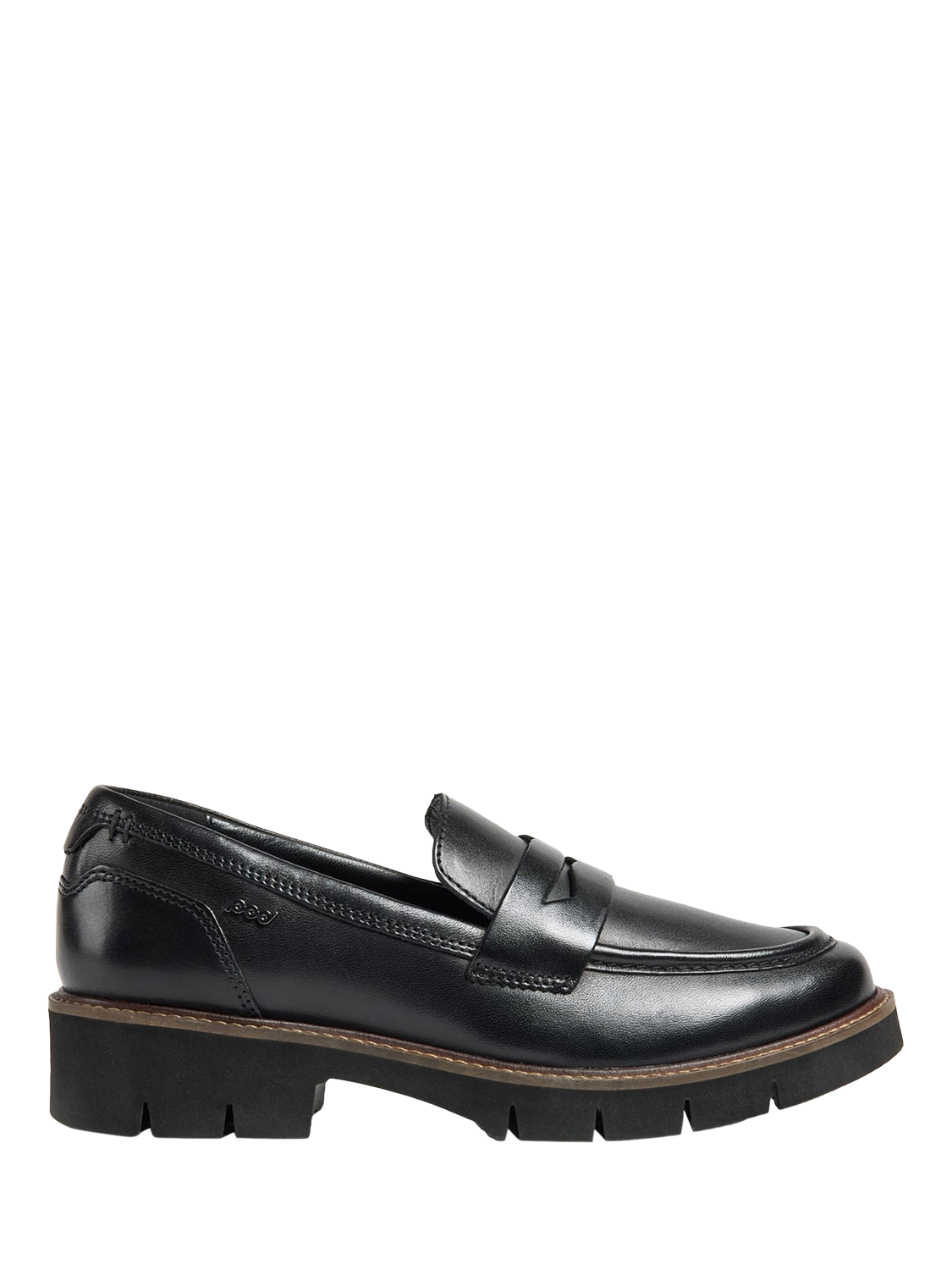 Product image 1 of 3, which shows Pod Kaltin Leather Loafers, Black, 4