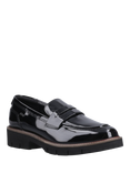 Pod Kaltin Leather Penny Loafers, Black