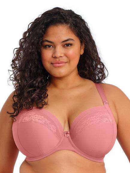 Elomi Nerina Underwire Plunge Bra, Dusty Rose