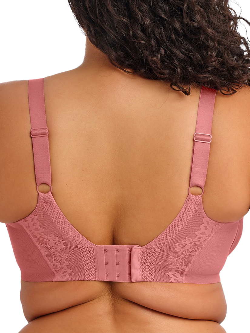 Product image 2 of 4, which shows Elomi Nerina Plus Size Underwire Plunge Bra , Dusty Rose, 34F