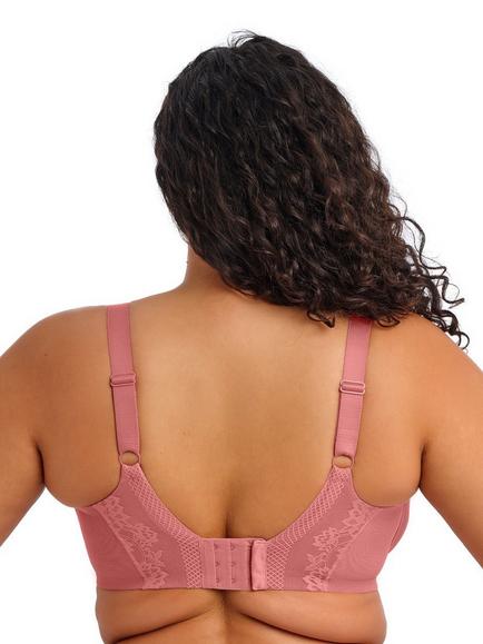 Elomi Nerina Underwire Plunge Bra - view 2, Dusty Rose