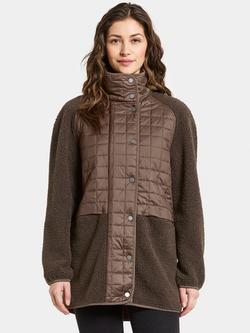 Didriksons Hazel Teddy Jacket, Mocha Brown