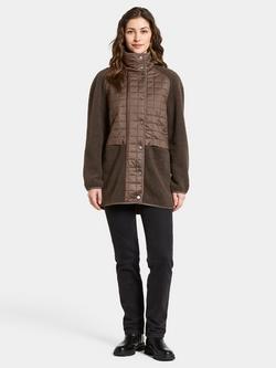 Didriksons Hazel Teddy Jacket - view 2, Mocha Brown