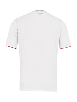 Castore Men's RFU England Home Rugby Shirt, White / Red - view 2, White / Red