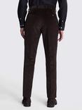 Moss Tailored Fit Cotton Cord Suit Trousers, Brown