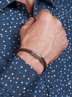 Simon Carter Newquay Braided Bracelet - view 2, Brown