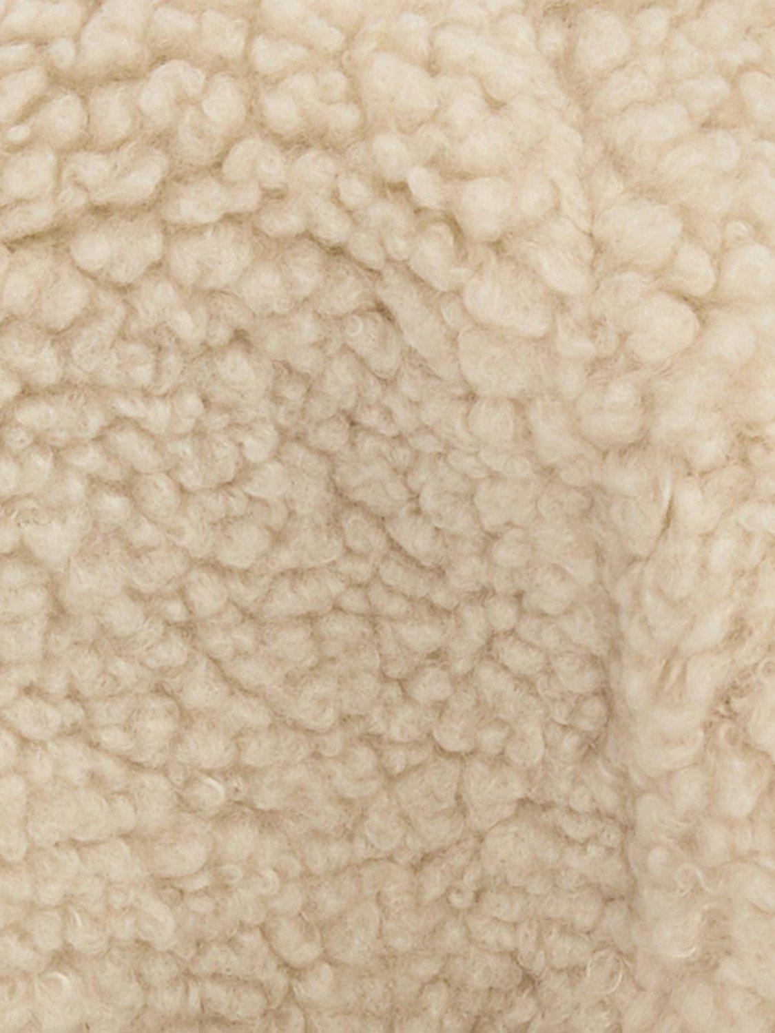 Product image 4 of 4, which shows Barbour Cathy Fleece Beanie Hat, Ecru, L