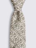 Moss Italian Floral Silk Tie, Pink