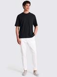 Moss Heavy Cotton Regular Fit Short Sleeve T-Shirt, Black