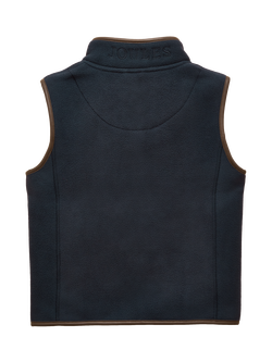Joules Kids' Heritage Fleece Gilet - view 2, Navy