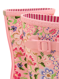 Joules Kids' Floral Wellington Boots, Pink