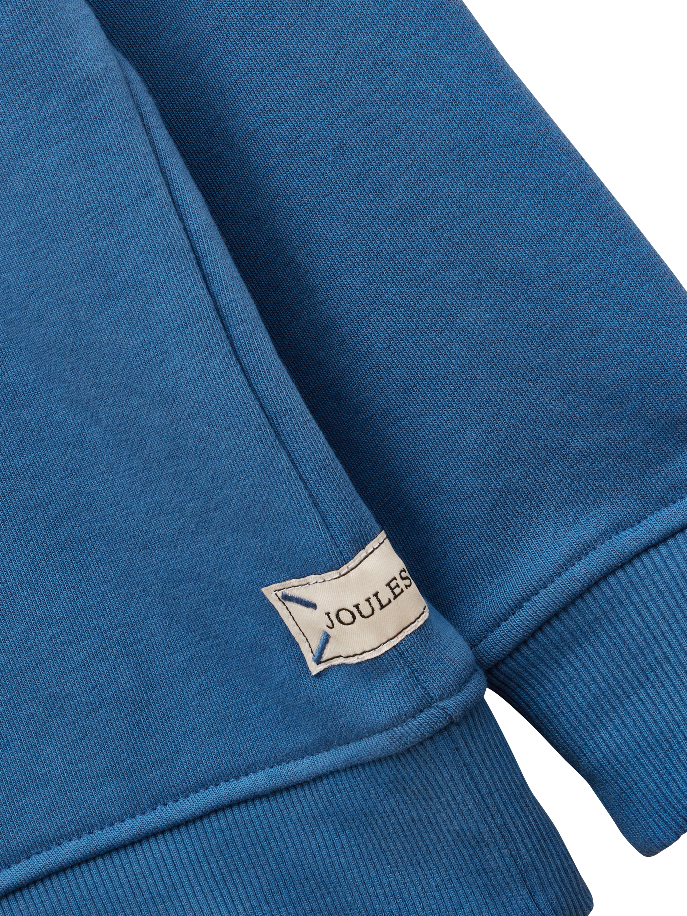 Product image 5 of 5, which shows Joules Kids' Sundaze Cotton Blend Slogan Sweatshirt, Blue, 2-3 years