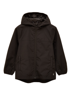 Joules Kids' Ayston Cotton Blend Raincoat, Black