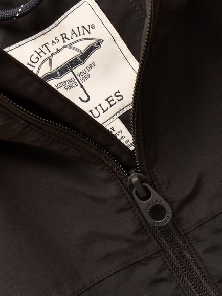 Joules Kids' Ayston Cotton Blend Raincoat - view 2, Black