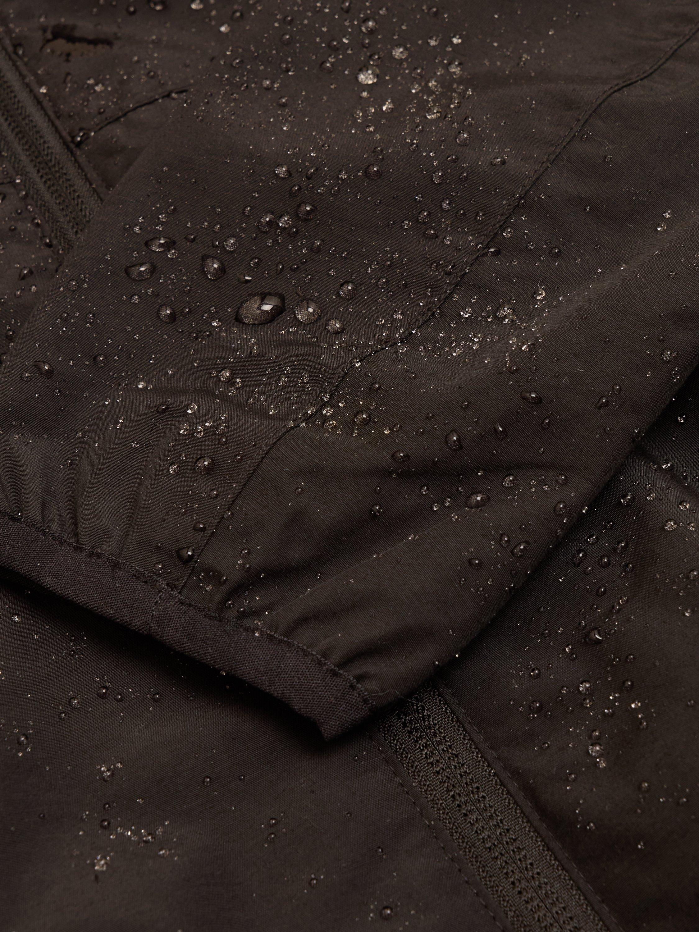 Product image 3 of 6, which shows Joules Kids' Ayston Cotton Blend Raincoat, Black, 2-3 years