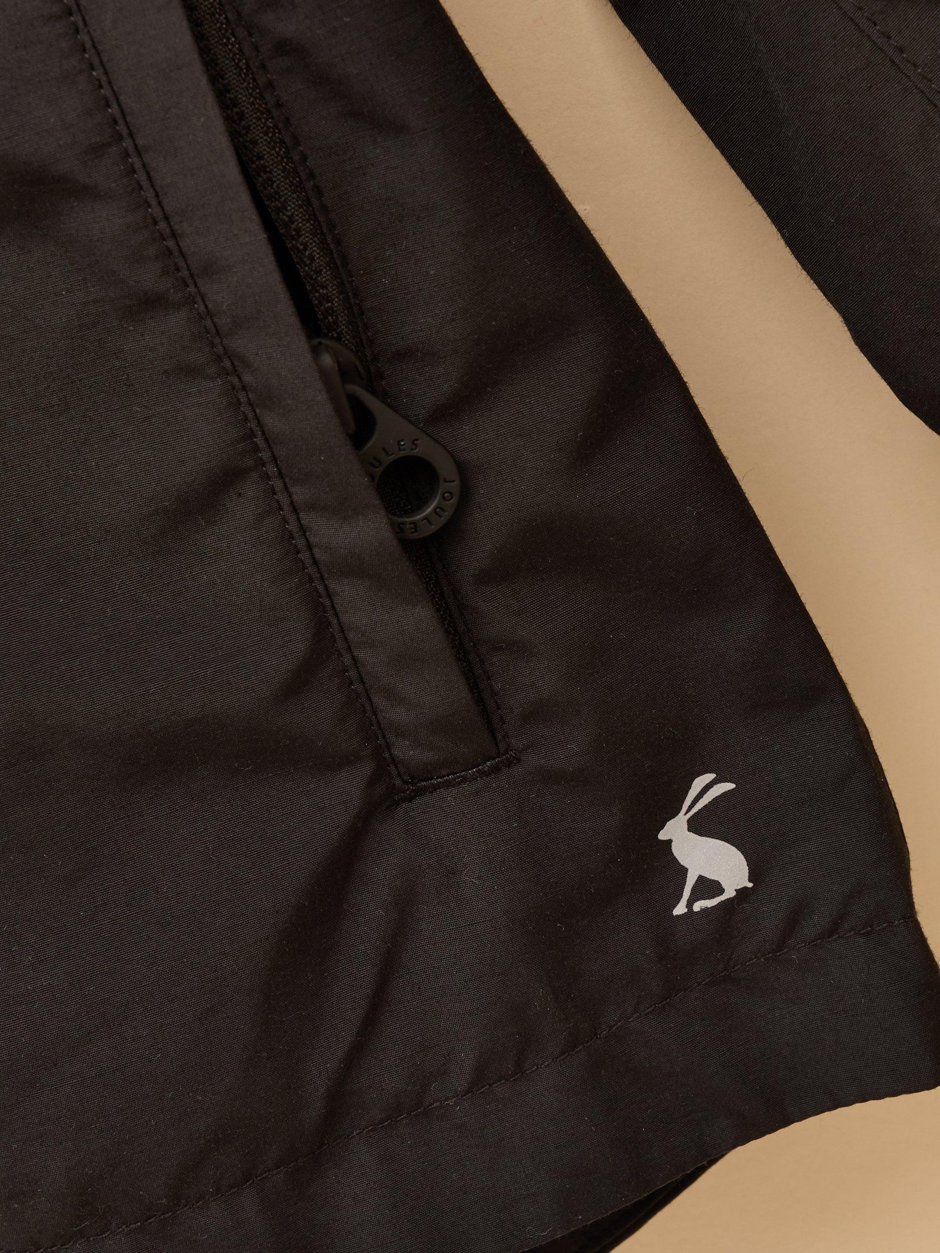 Product image 6 of 6, which shows Joules Kids' Ayston Cotton Blend Raincoat, Black, 2-3 years