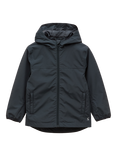 Joules Kids' Ayston Cotton Blend Raincoat, Navy