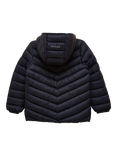 Joules Kids' Carin Hooded Padded Coat. Navy