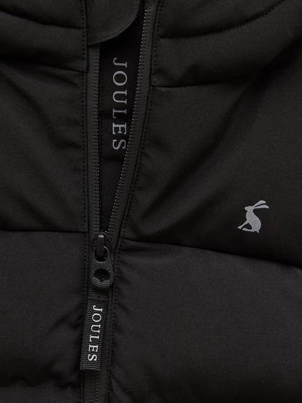 Joules Padwell Padded Coat, Black - view 2, Black