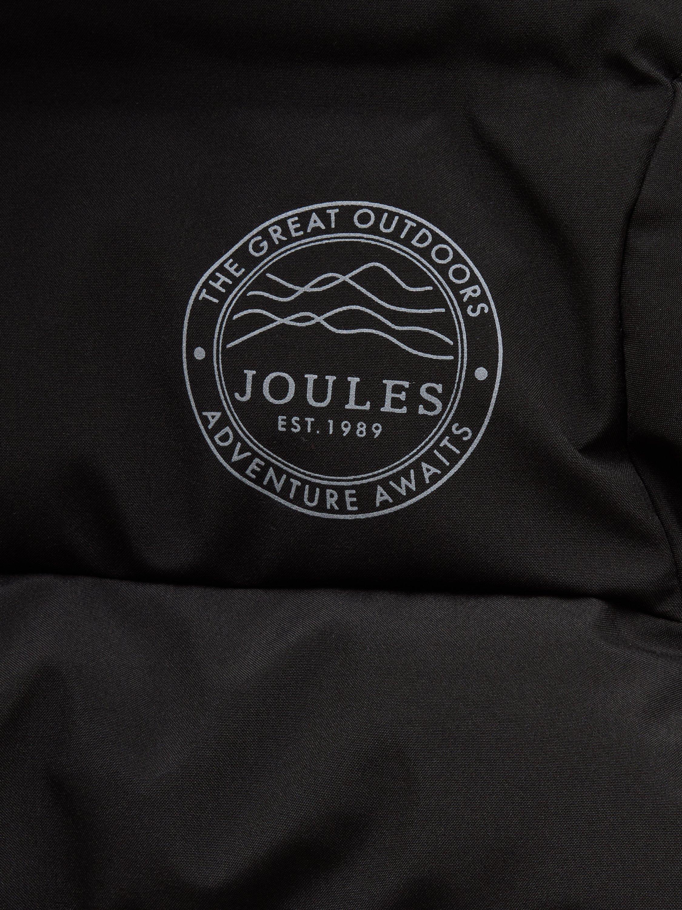 Product image 3 of 4, which shows Joules Padwell Padded Coat, Black, 3-4 years