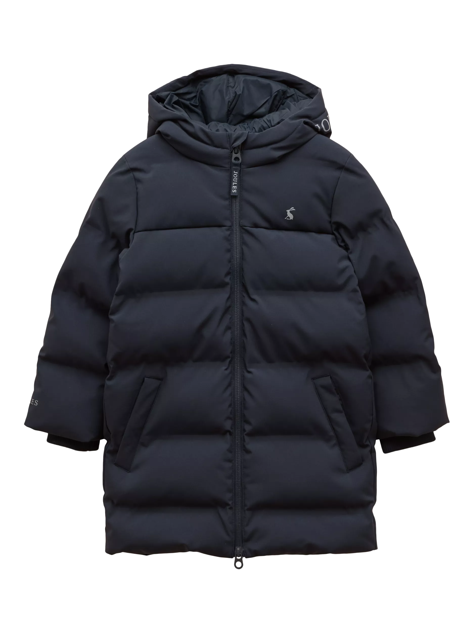 Girls Quilted Blue Joules Coat Plain Harry Potter™ Icons Navy Blue