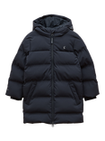 Joules Kids' Padwell Hooded Padded Coat, Navy