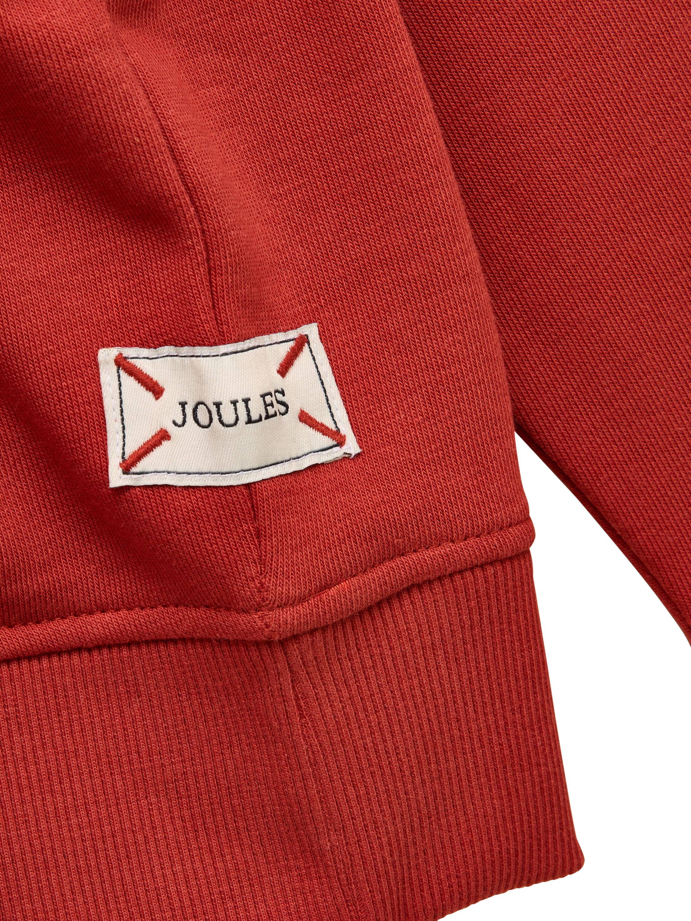 Product image 5 of 5, which shows Joules Kids' Cotton Blend Sundaze Sweatshirt, Rust Red, 4-5 years