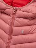 Joules Kids' Carin Hooded Padded Coat, Pink