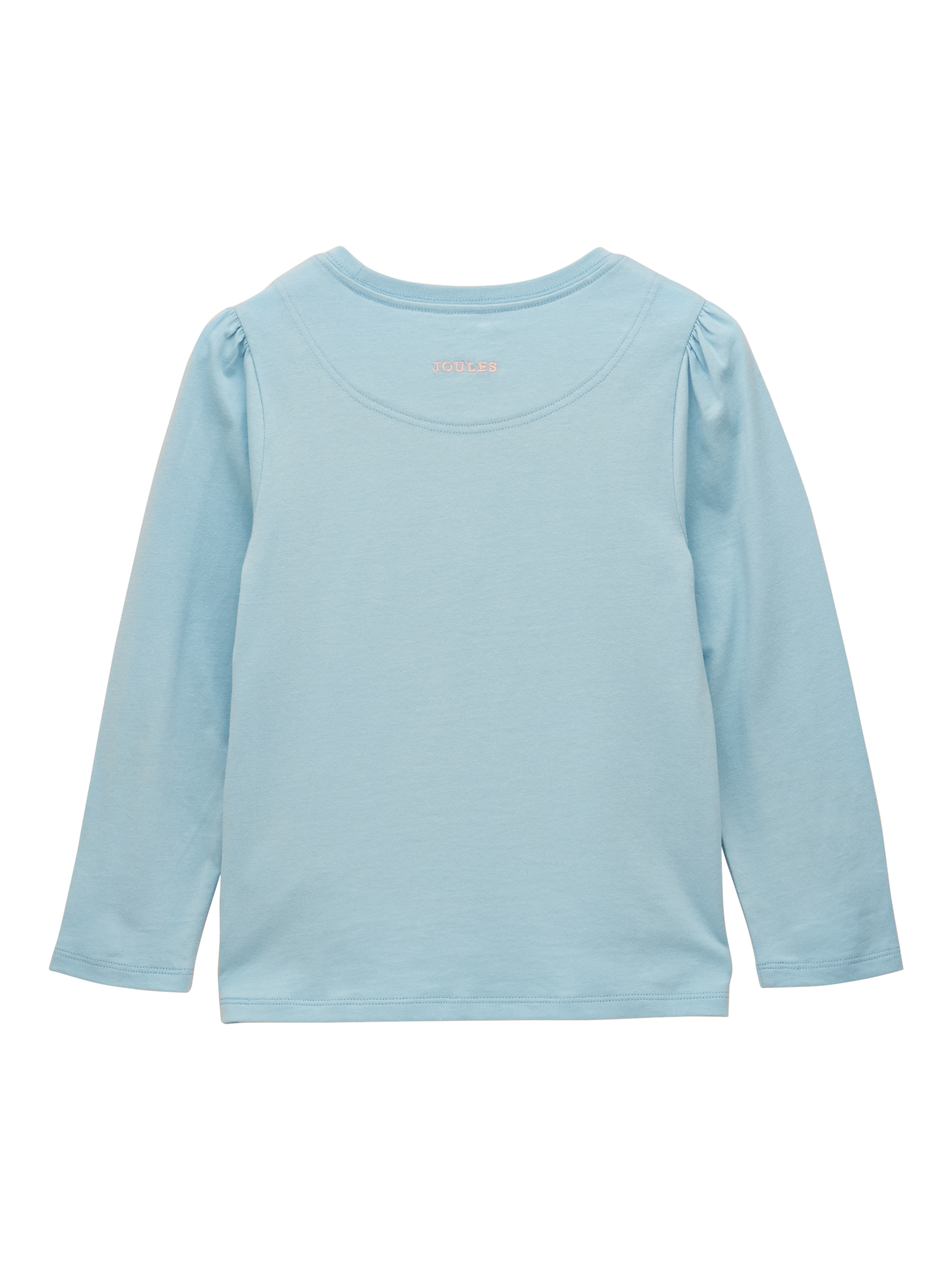 Product image 4 of 4, which shows Joules Kids' Ava Long Sleeve Top, Blue, 1-2 years