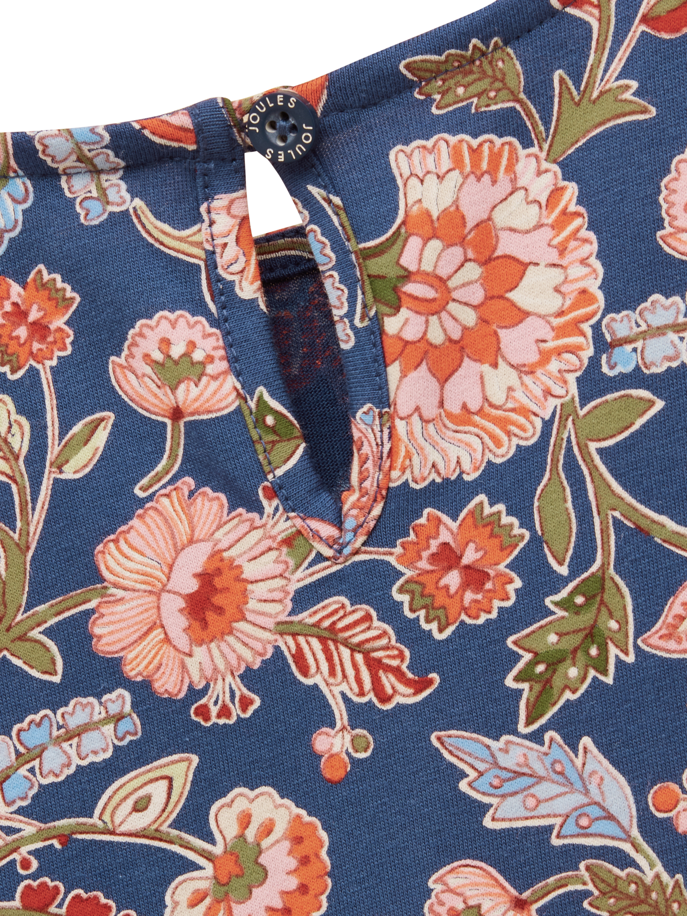 Product image 3 of 5, which shows Joules Kids' Hampton Jersey Dress, Multi, 1-2 years