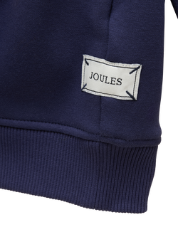 Joules Kids' Cotton Blend Mackenzie Unicorn Sweatshirt, Navy - view 2, Navy