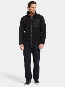 Didriksons Peter Zip Front Jumper - view 2, Black