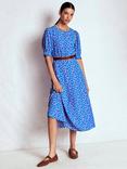 Boden Blanca Heart Print Midi Tea Dress