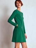 Boden Cornelia Ottoman Dress, Emerald Night