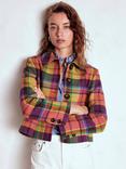 Boden Knightsbridge Check Wool Rich Jacket, Multi