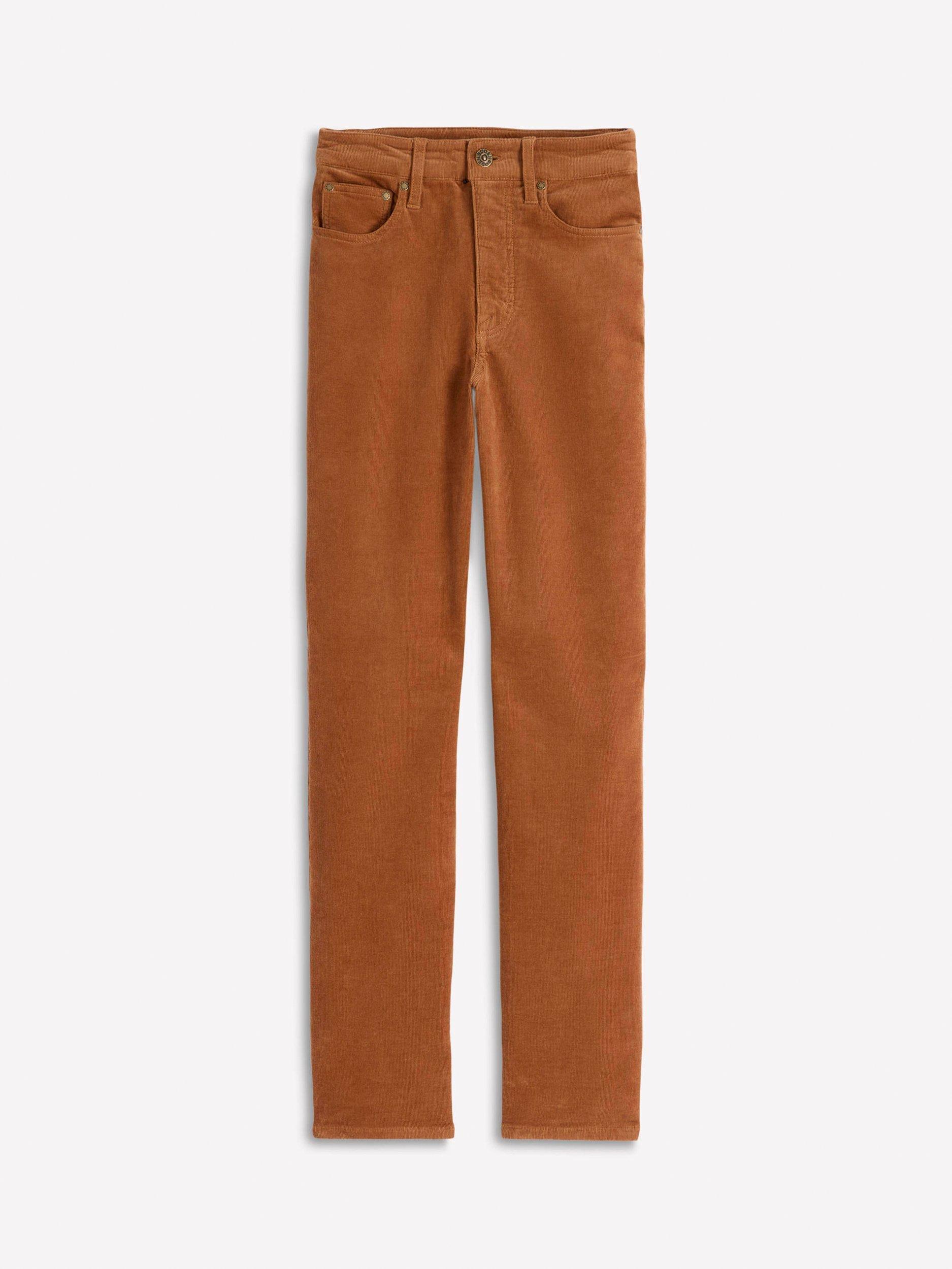 Product image 6 of 6, which shows Boden Cotton Blend Cropped Slim Denim Jeans, Ginger, 16
