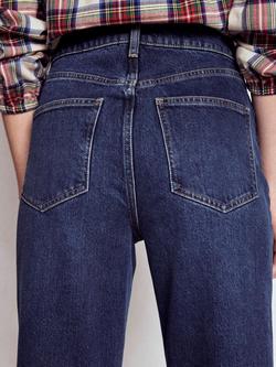 Boden Mid Rise Comfort Stretch Denim Jeans - view 2, Dark Vintage