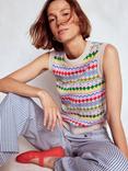 Boden Edie Fair Isle Wool Blend Tank Top, Multi