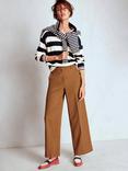 Boden Lara Stripe Relaxed Jumper, Navy/Ivory