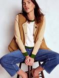 Boden Meg Saddie Colour Block Jumper, Pink/Green